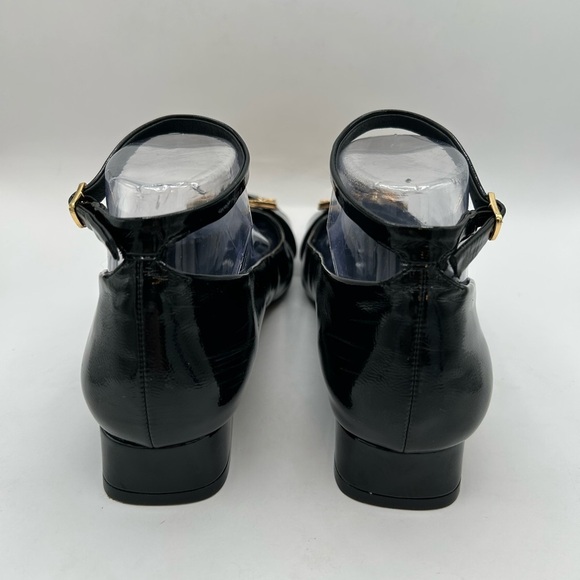 Jeffrey Campbell So Cute Patent Leather Ankle Strap Flats Buckle Women’s  8.5 - Picture 8 of 14